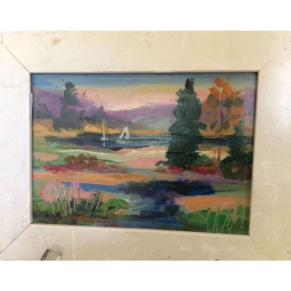 Pennsylvania Countryside Autumn -John Reilly Original Painting on Board